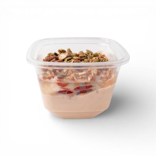 Mixed nuts high protein granola yogurt